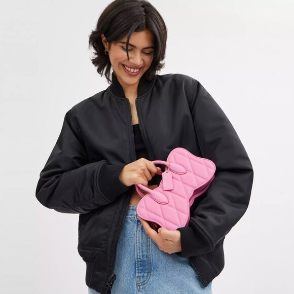 🥰 Coach Bow Bag With Quilting - Picture 5 of 13